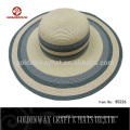 2015 new fashion ladies straw sun hat to decorate